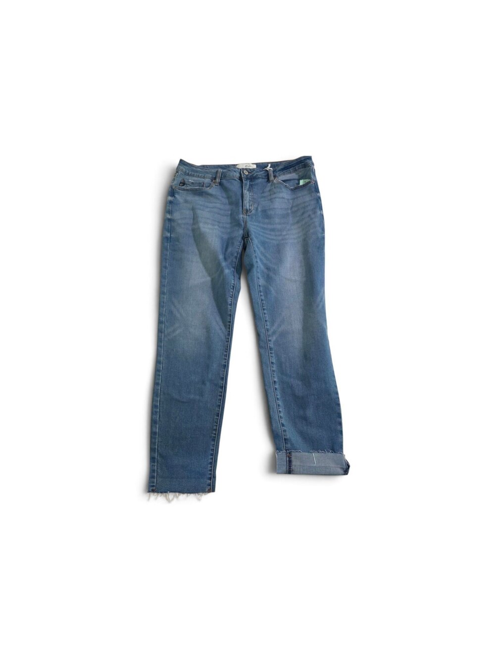 KanCan women's Annalise Skinny Clean Jean , blue, 33.